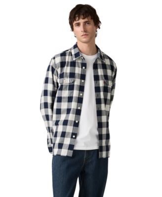 Men's LS Worker Long-Sleeve Regular-Fit Overshirt