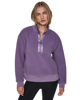 Women's Sherpa Mock Neck Half-Zip Pullover