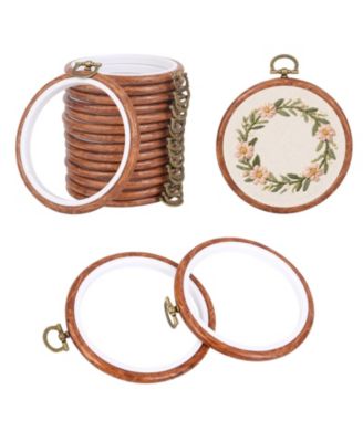 Embroidery Hoops Bulk Vintage Wood Round Frame DIY Craft Home Decor