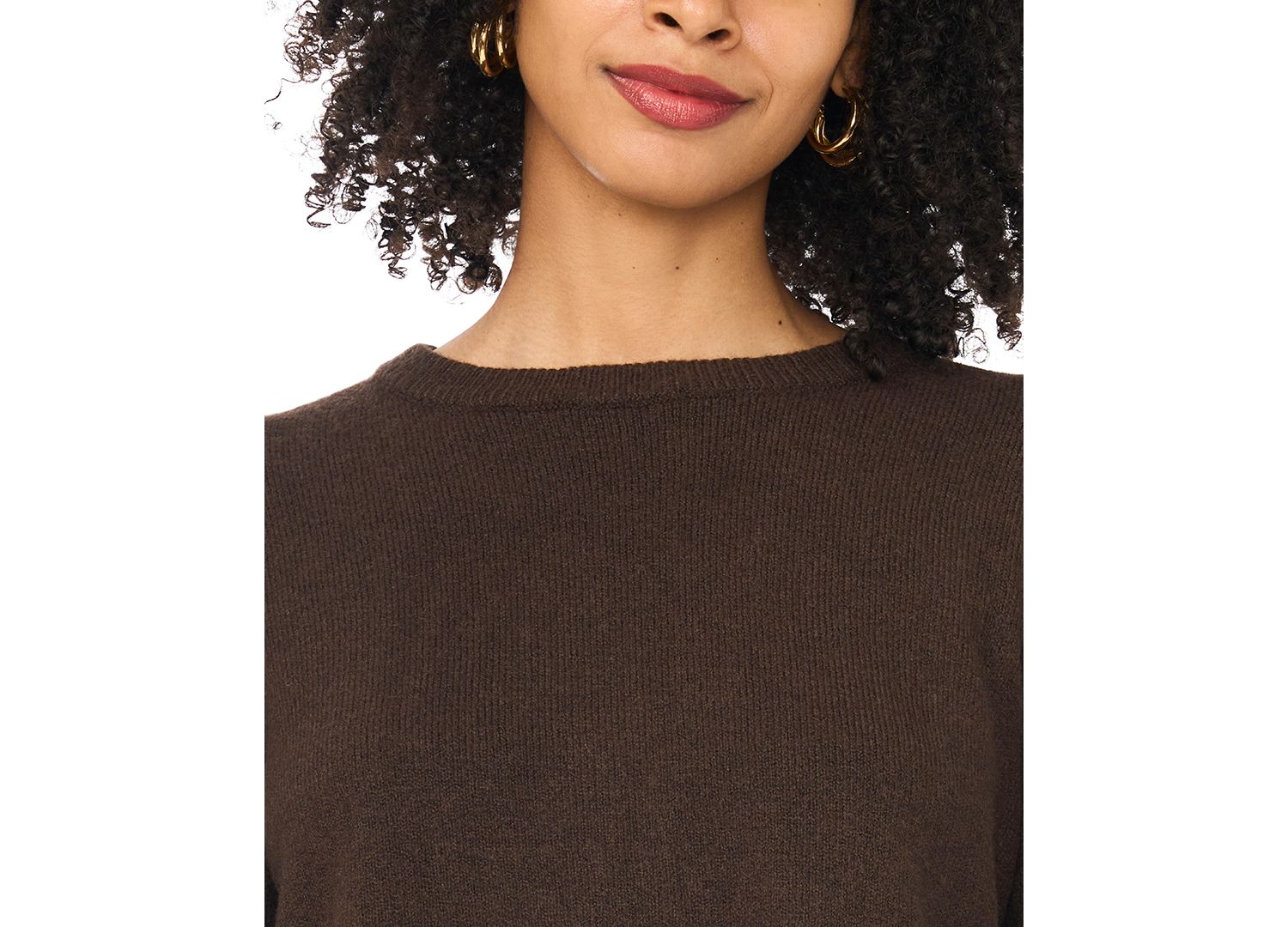 Women's Chenille Embroidery 3/4-Length Sleeve Sweater