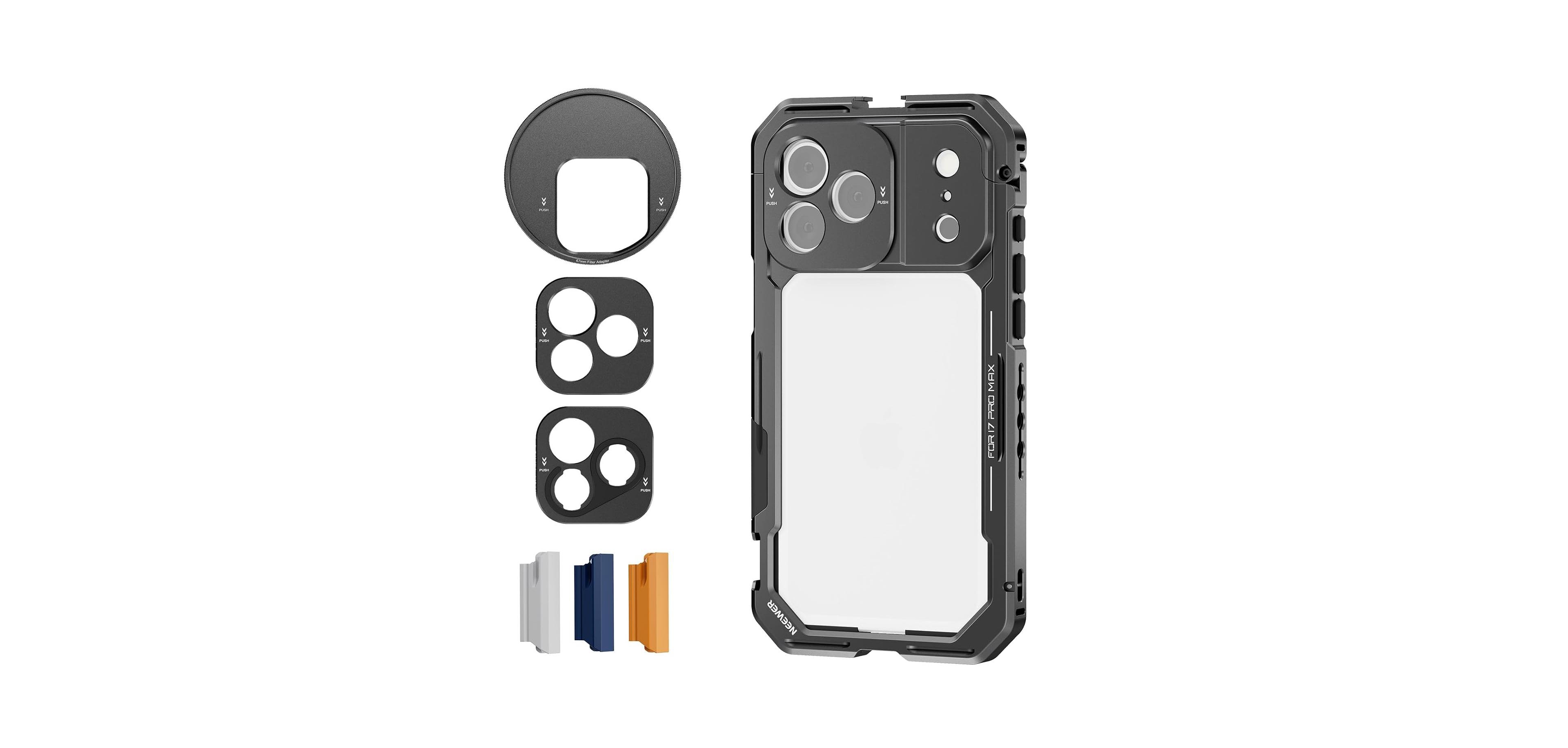 Lamicall Phone Cage Video Rig Stabilizer Quick-Release Mount for iPhone 17 Pro Max