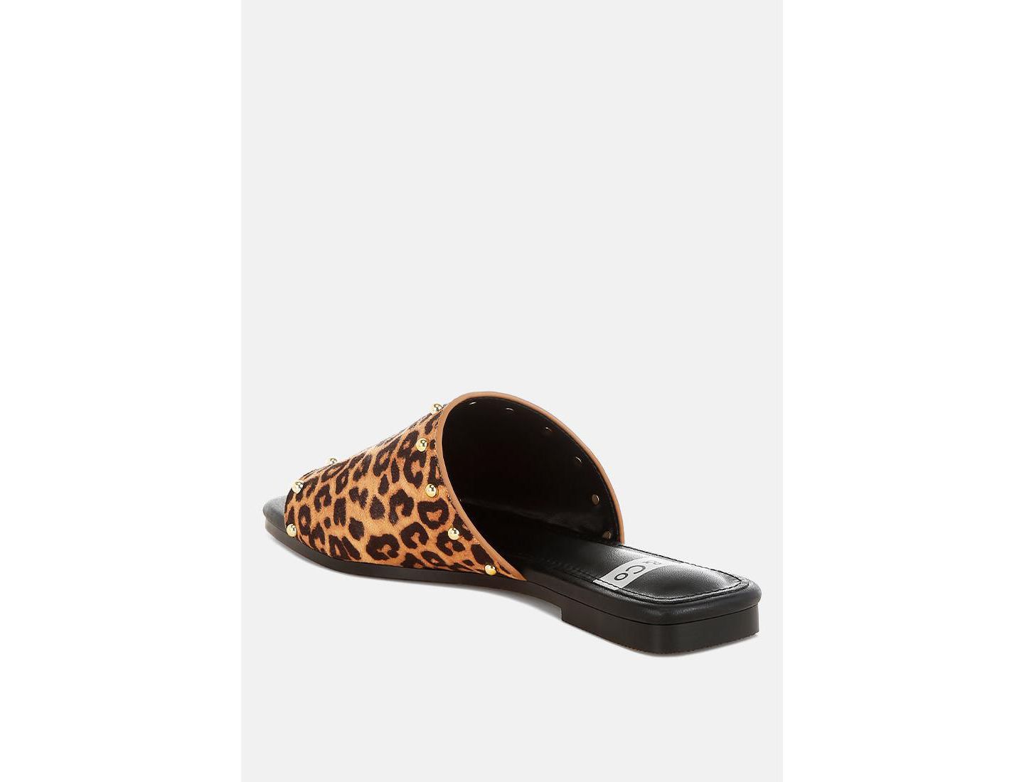 Женские балетки Rag & Co Hilsa Leopard Print Slip-On, цвет: Коричневый — фото 8
