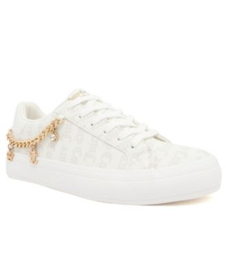 Women's Almira Platform Round Toe Faux Leather Sneakers