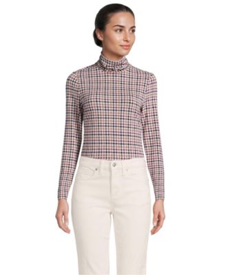 Women's Tall Lightweight Jersey Long Sleeve Turtleneck