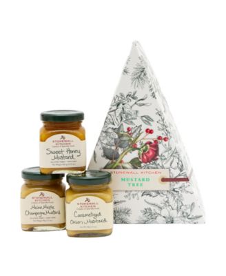 Holiday Mustard Tree Gift Box Set, 3-Piece 