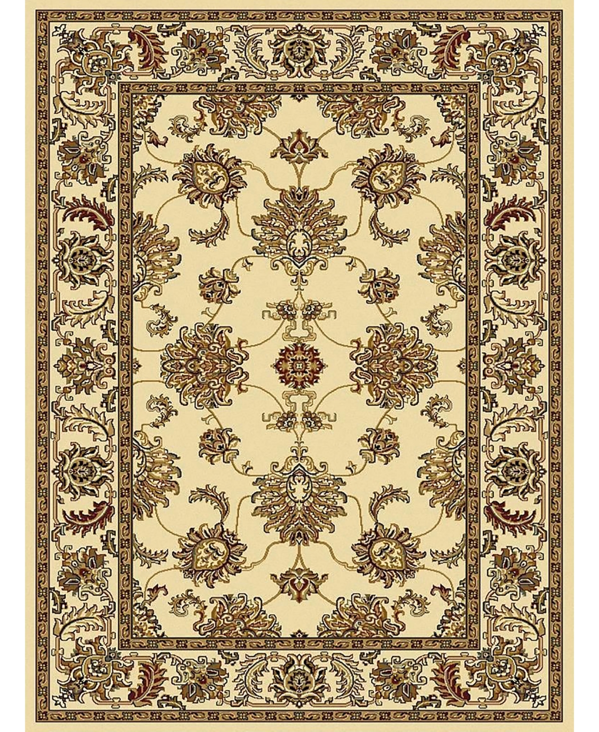 Closeout! Km Home //Ivory Navelli Ivory 7'9" x 9'6" Area Rug