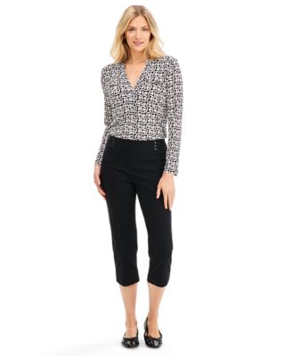 Women's Pull-On Capri Tummy-Control Pants
