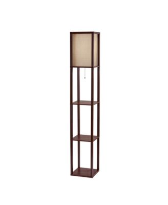 63" Metal Wright Shelf Floor Lamp