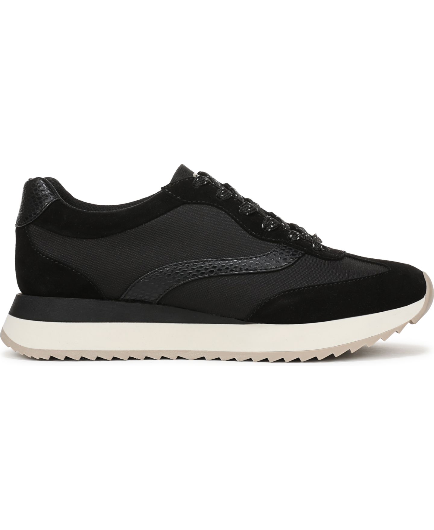 Женские кроссовки Naturalizer Wesley Retro Low-Top, цвет: Чёрный замшевый искусственный — фото 2