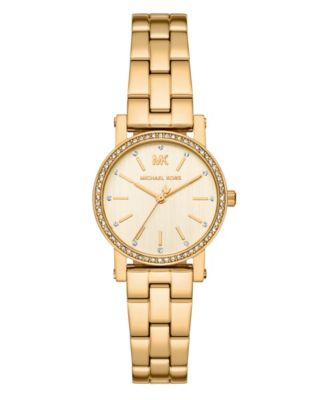 MICHAEL Women's Quartz Gold Stainless Steel Bracelet Watch; 28mm