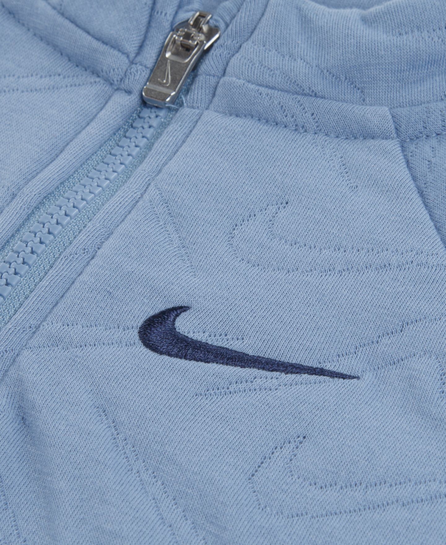 Комплекты Nike Ready. Set. Grow. Quarter-Zip Striped Sweatshirt, Bodysuit and Pants, 3-Piece Set для мальчиков-малышей, цвет: Синий — фото 4