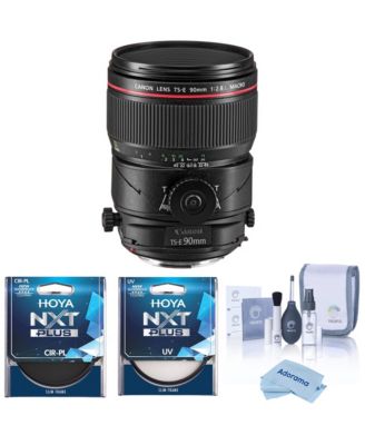 TS-E 90mm f/2.8L Macro Tilt-Shift Lens Bundle with Hoya Filters