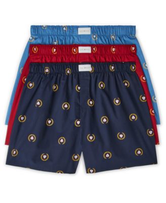 Men's Classics Cotton Woven Boxer Shorts, 3-Pack