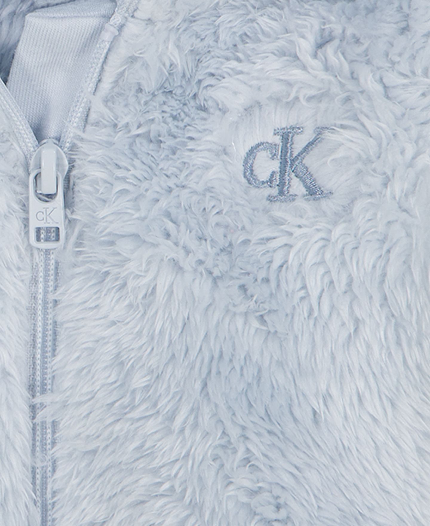 Комбинезон Calvin Klein Hooded Sherpa Long-Sleeve Coverall для мальчиков-малышей, цвет: Светлый синий — фото 4
