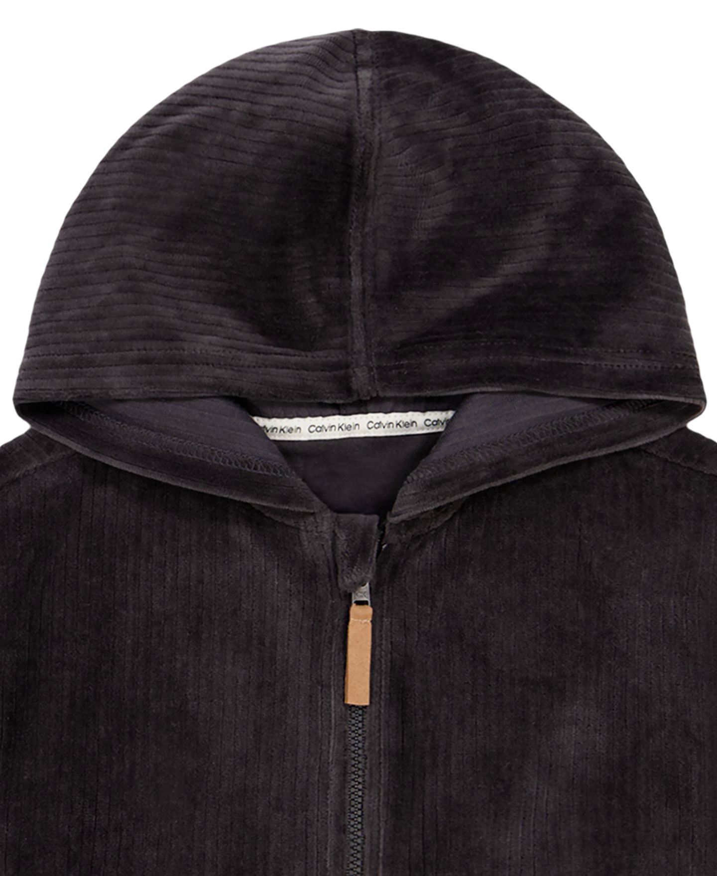 Calvin Klein Baby Boys' Cotton-Blend Zip-Up Hooded Jacket, Bodysuit and Joggers, 3-Piece Set, цвет: Разноцветный — фото 4