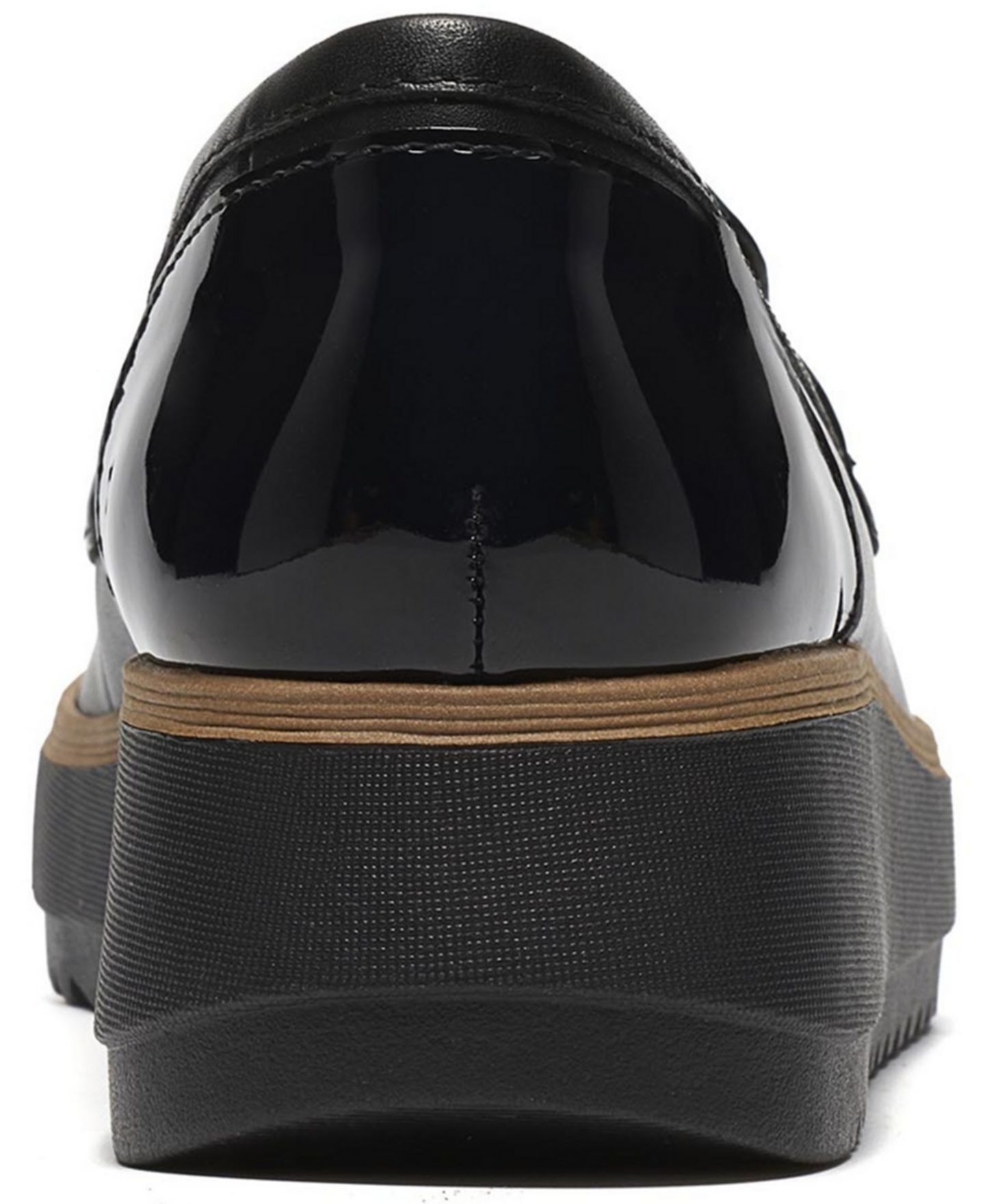 Женские туфли Clarks Zylah Mia Platform Leather, цвет: Чёрный / Чёрный кожаный — фото 3