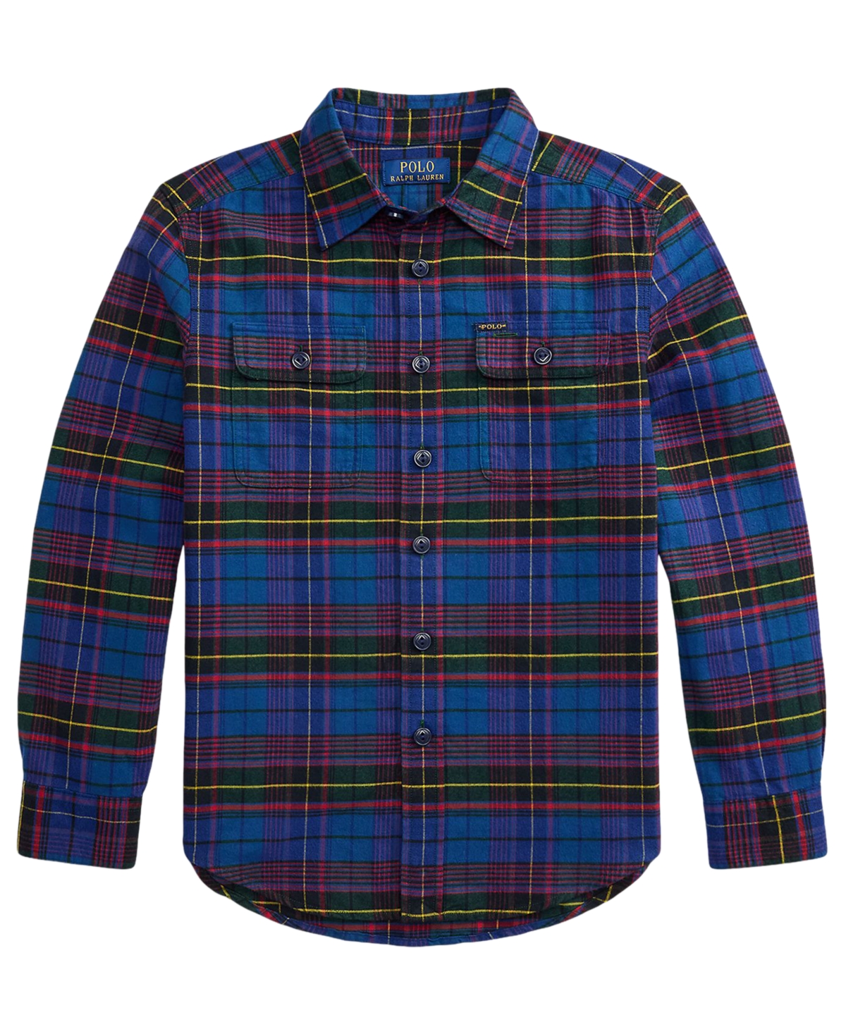Polo Ralph Lauren Boys' 8-20 Plaid Long-Sleeve Workshirt