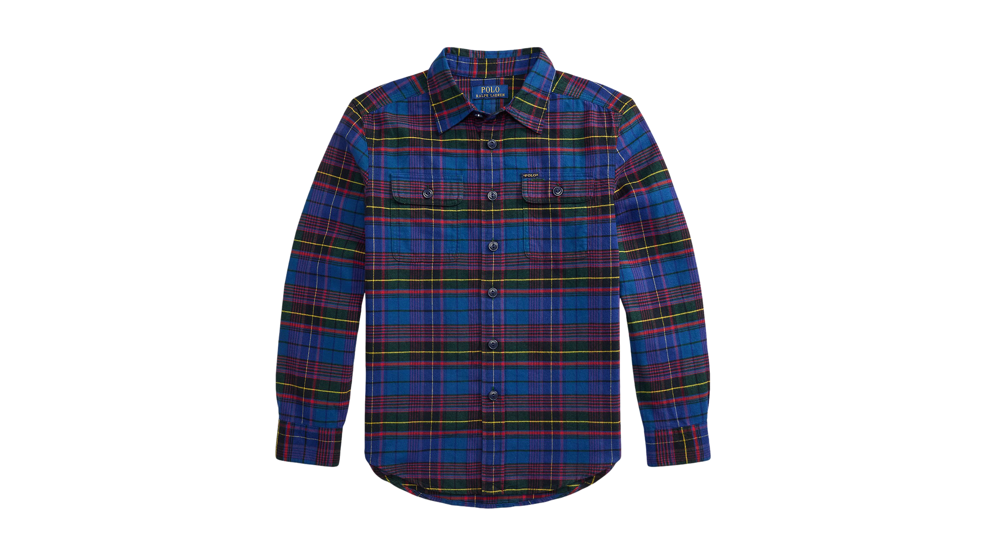 Polo Ralph Lauren Boys' 8-20 Plaid Long-Sleeve Workshirt