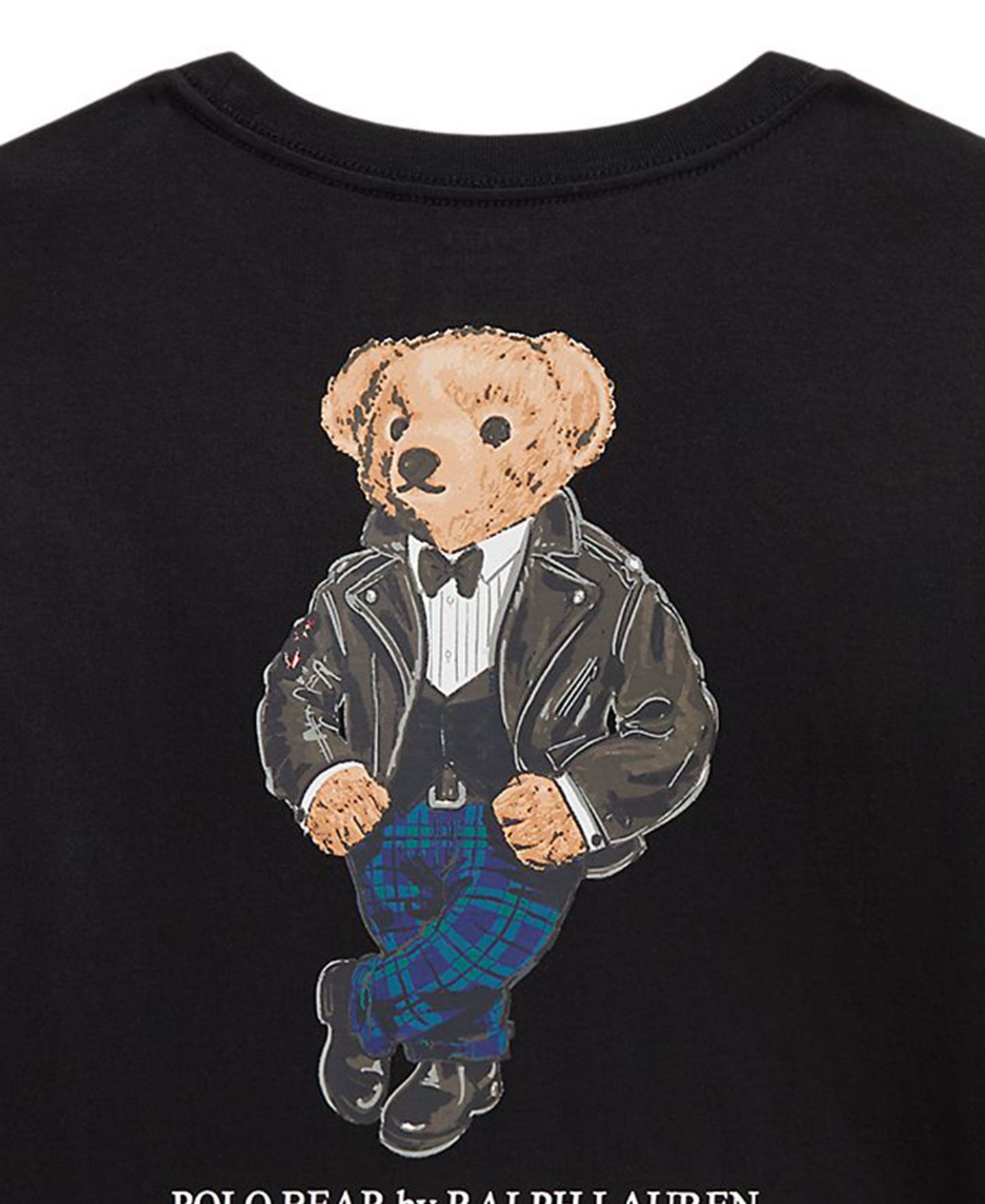 Футболка Polo Ralph Lauren Polo Bear Graphic Long-Sleeve для мальчиков, цвет: Чёрный — фото 2