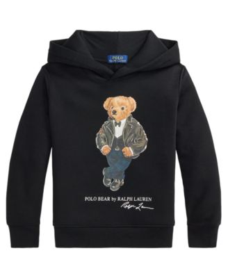 Boys' 2T-7 Polo Bear Graphic Hoodie
