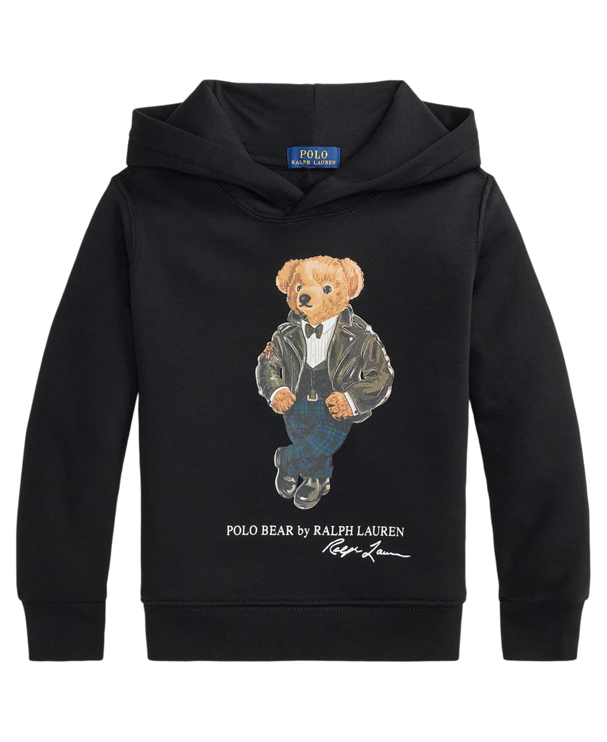 Polo Ralph Lauren Boys' 2T-7 Bear Graphic Hoodie