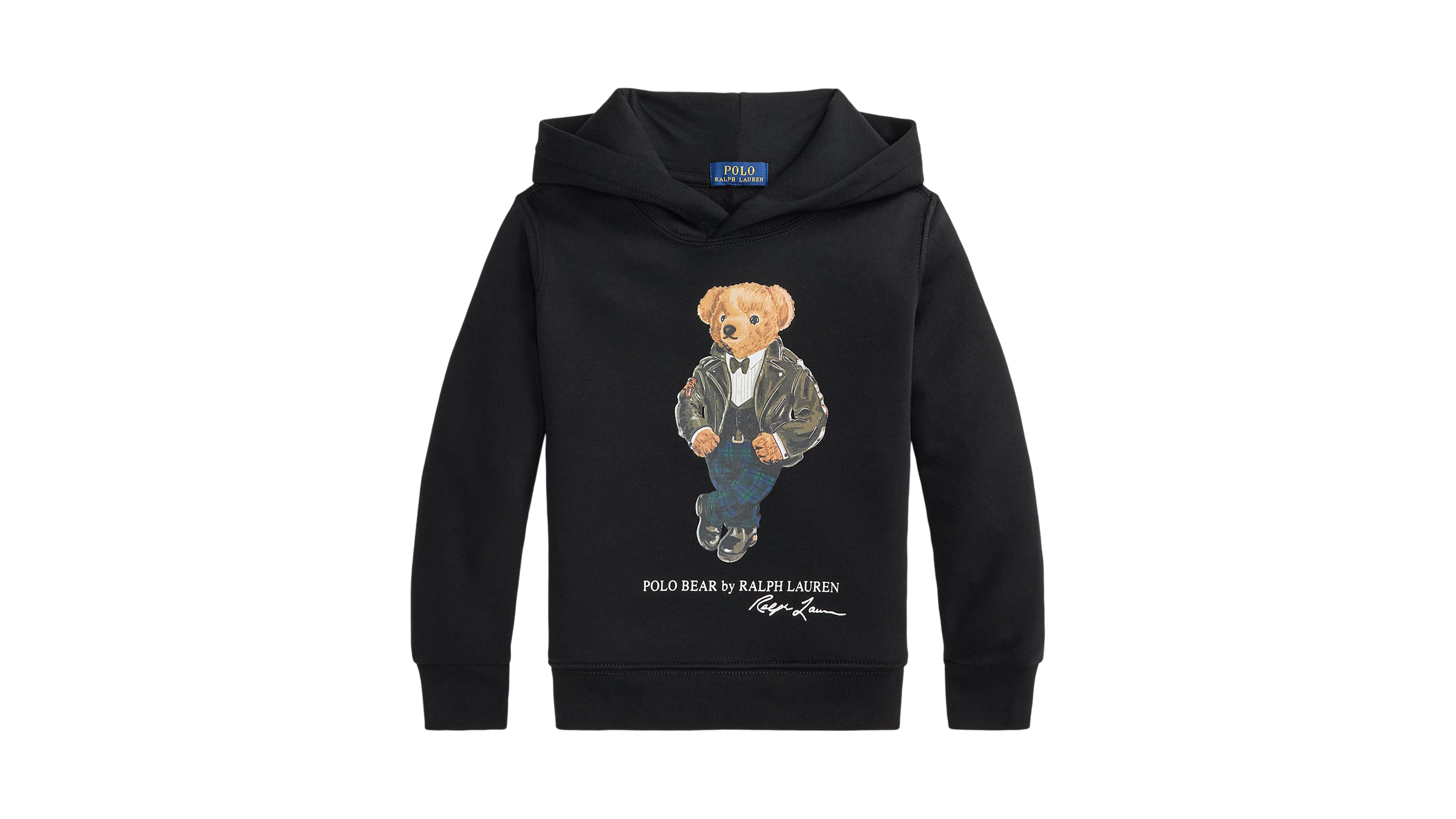 Polo Ralph Lauren Boys' 2T-7 Bear Graphic Hoodie