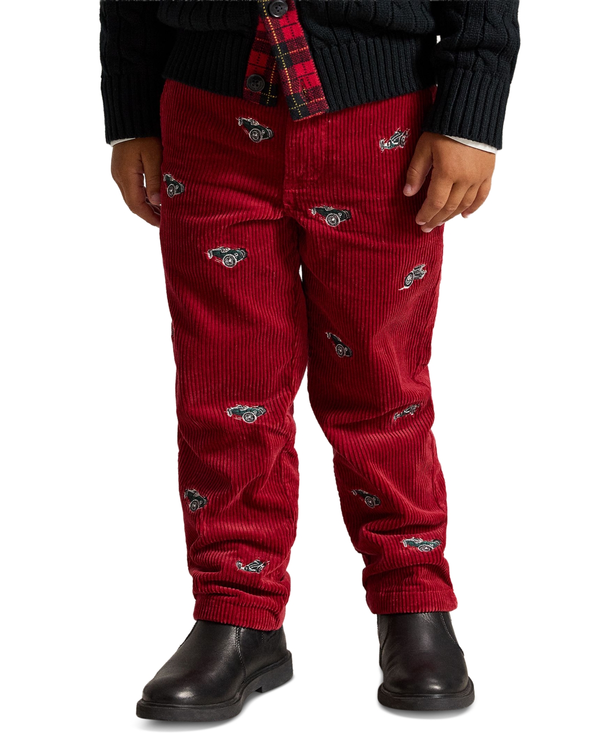 Polo Ralph Lauren Kids' Boys' 2t-7 Bedford Corduroy Straight-fit Pants In Red