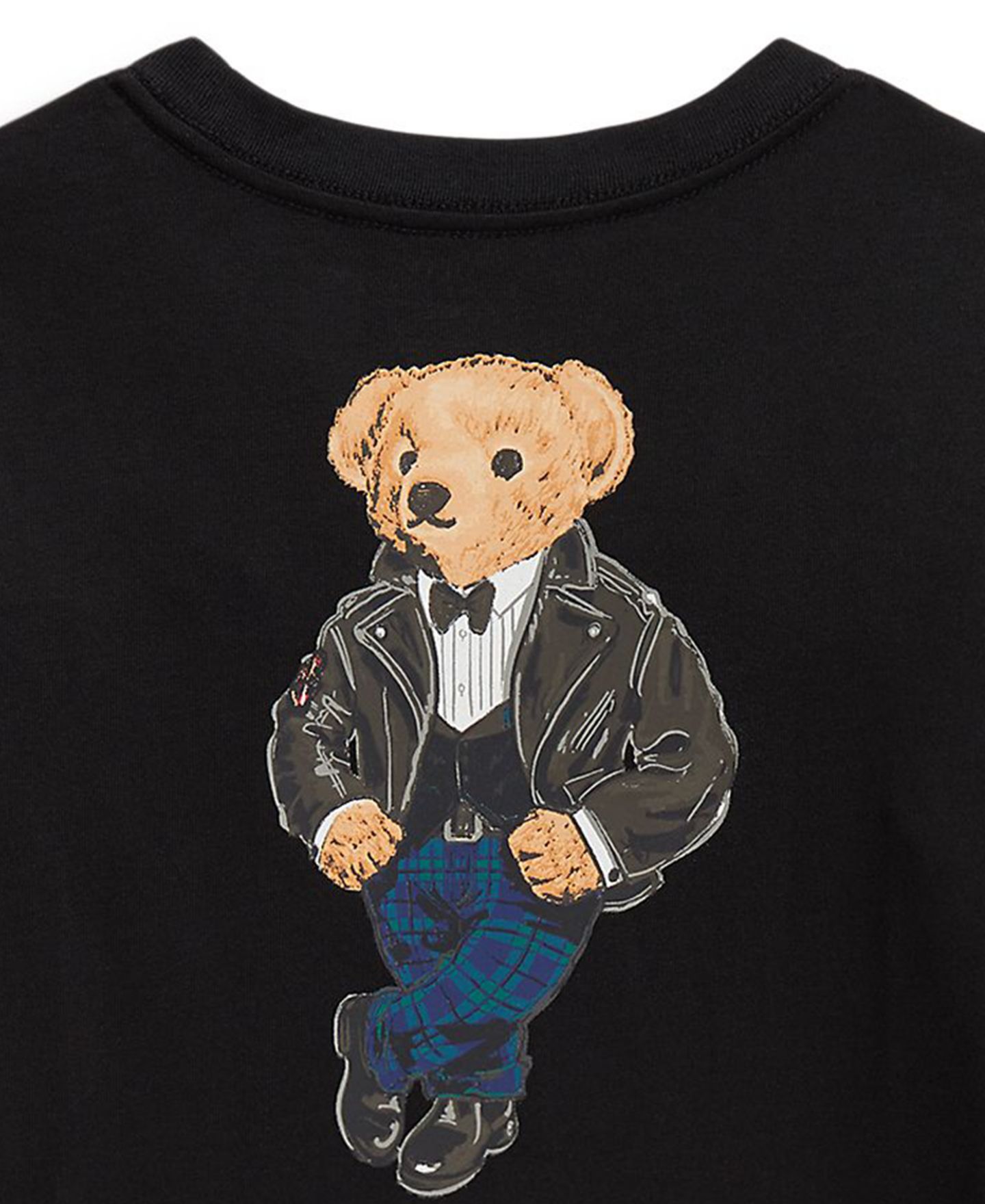 Футболка Polo Ralph Lauren Polo Bear Long-Sleeve T-Shirt для мальчиков, цвет: Чёрный — фото 2