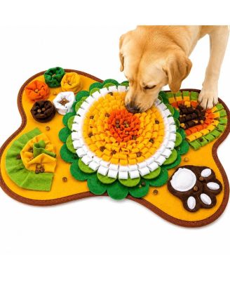 Dog Snuffle Mat Interactive Slow Feeder Nose Work Enrichment Toy