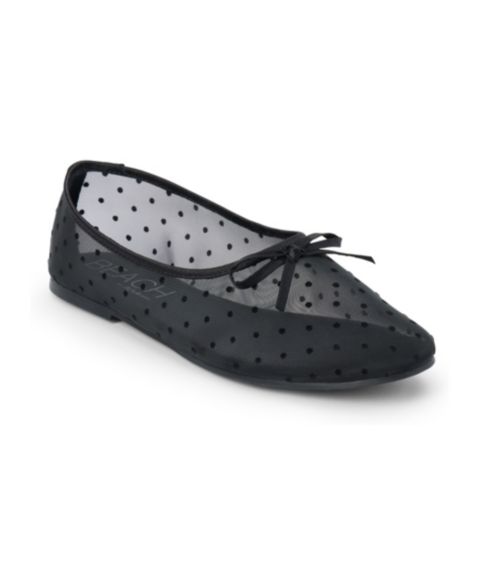 Женские балетки BEACH by Matisse Jerzy Ballet Flat, цвет: Чёрный сетчатый