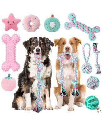 12 Pack Dog Chew Toy Set For Large Dogs