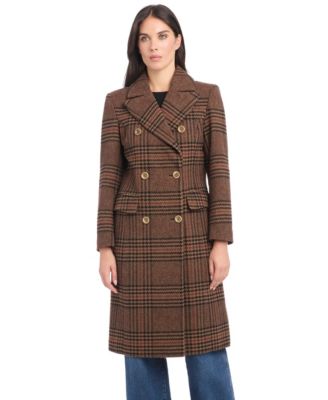 Women's Long Double-Breasted Coat