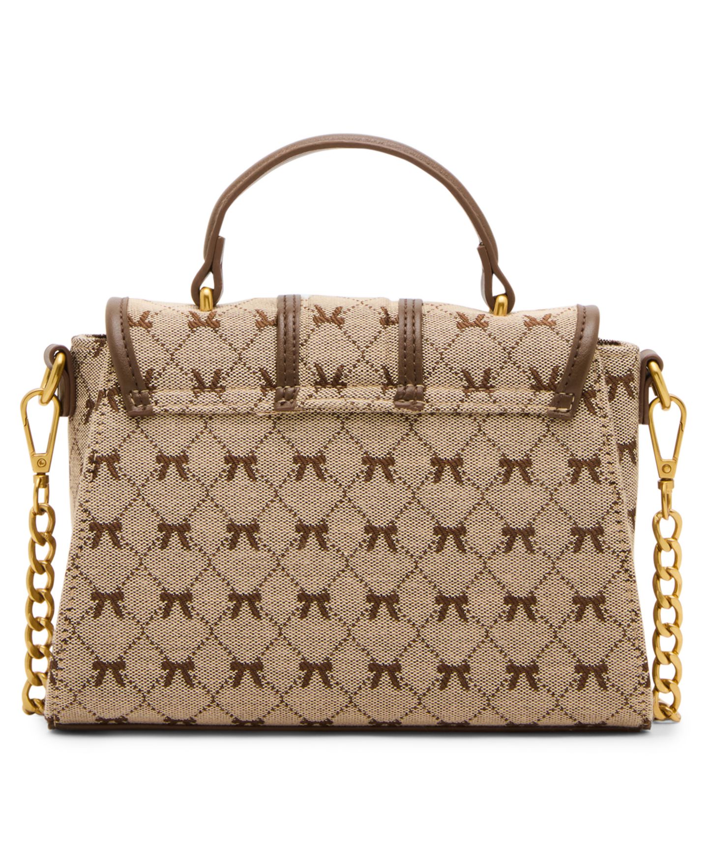 Женская сумка Madden Girl Small Canvas Bow Crossbody, цвет: Коричневый — фото 2