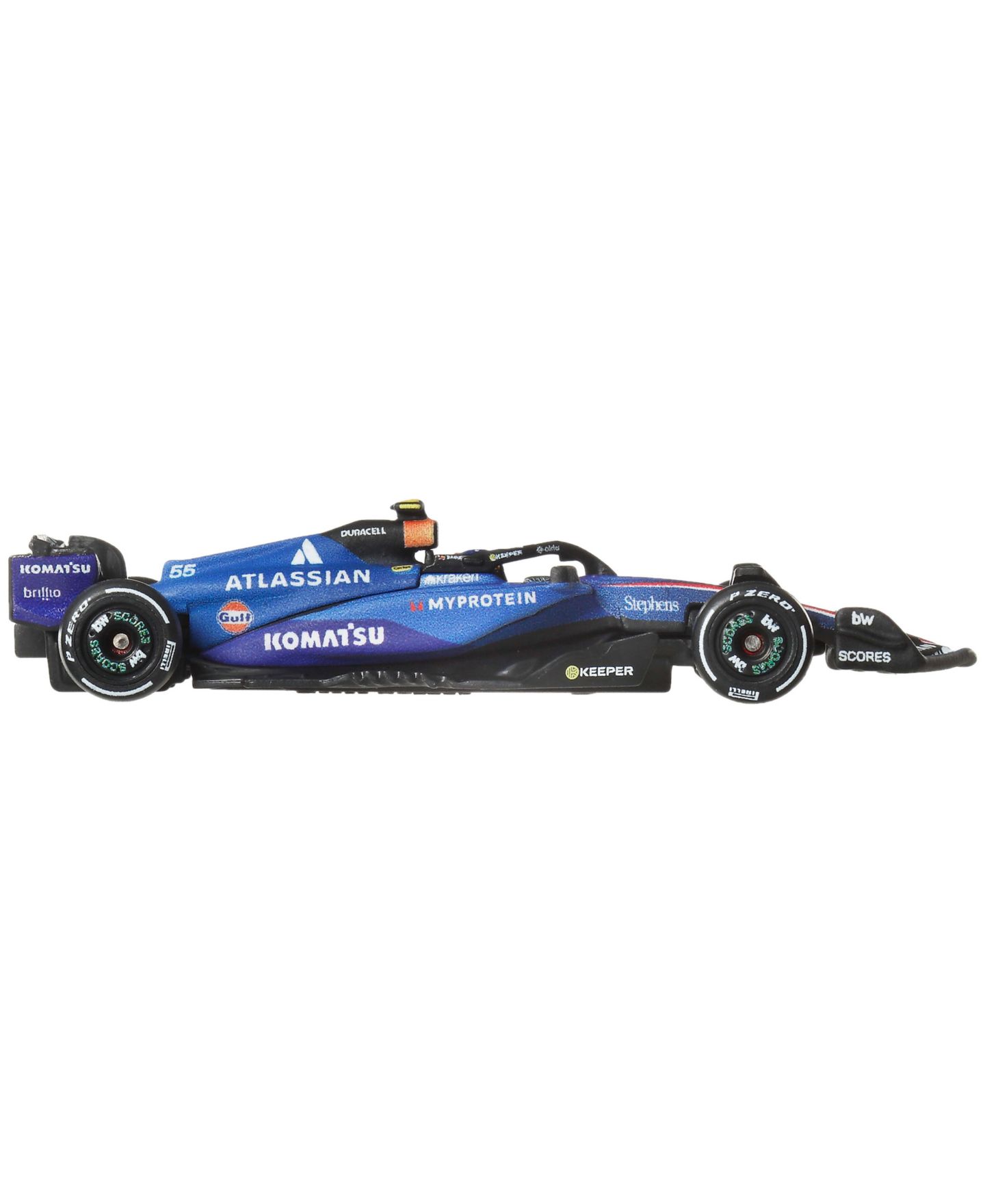 Набор Hot Wheels из 2 гоночных машин Atlassian Williams Racing Sainz и Albon, 1:64 — фото 4