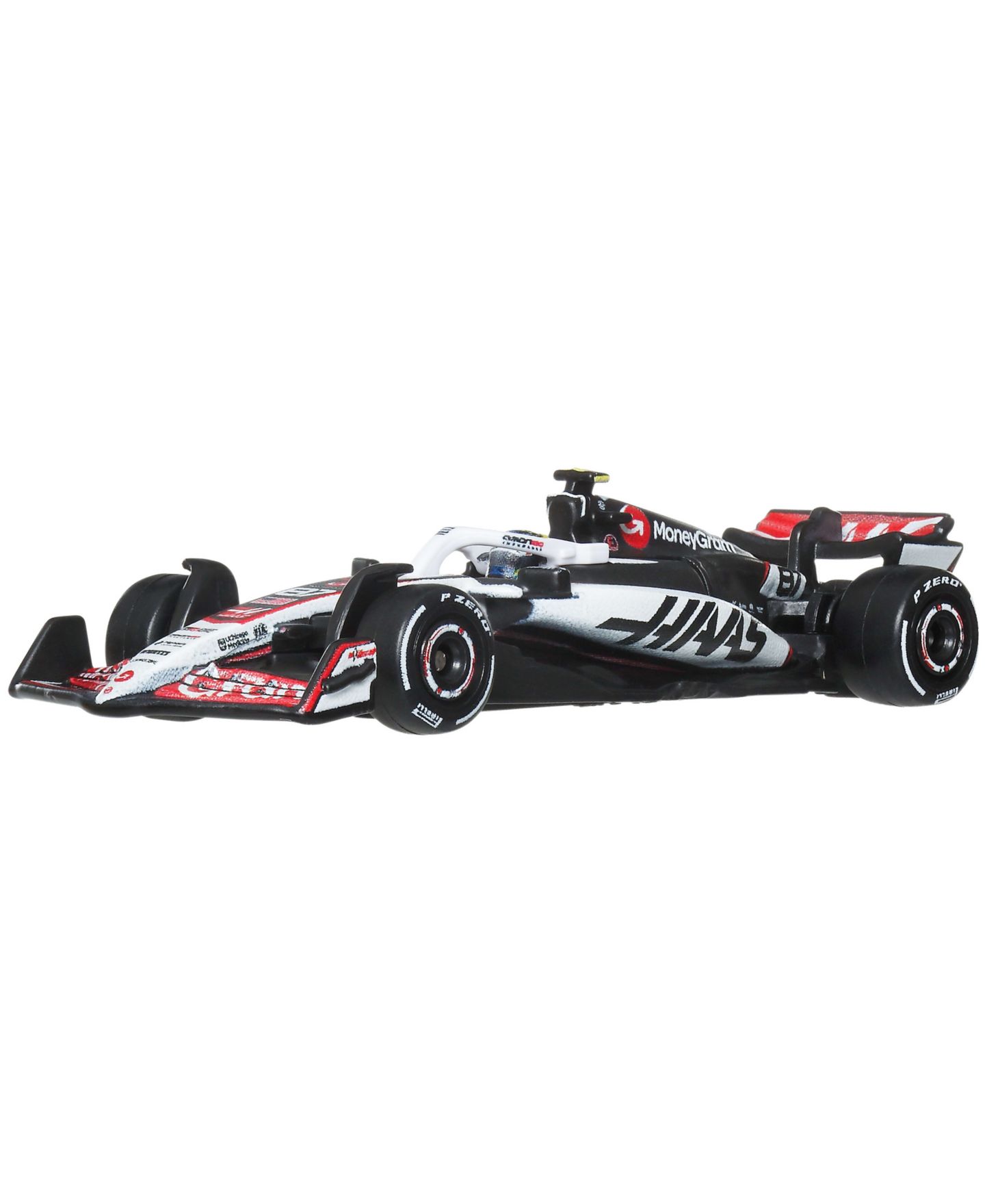 Набор Hot Wheels из 2 литых гоночных машин MoneyGram Haas F1 Team Premium, 1:64 — фото 6