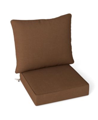 Deep Seat Chair Cushion Pads with Ties for Indoor and Outdoor