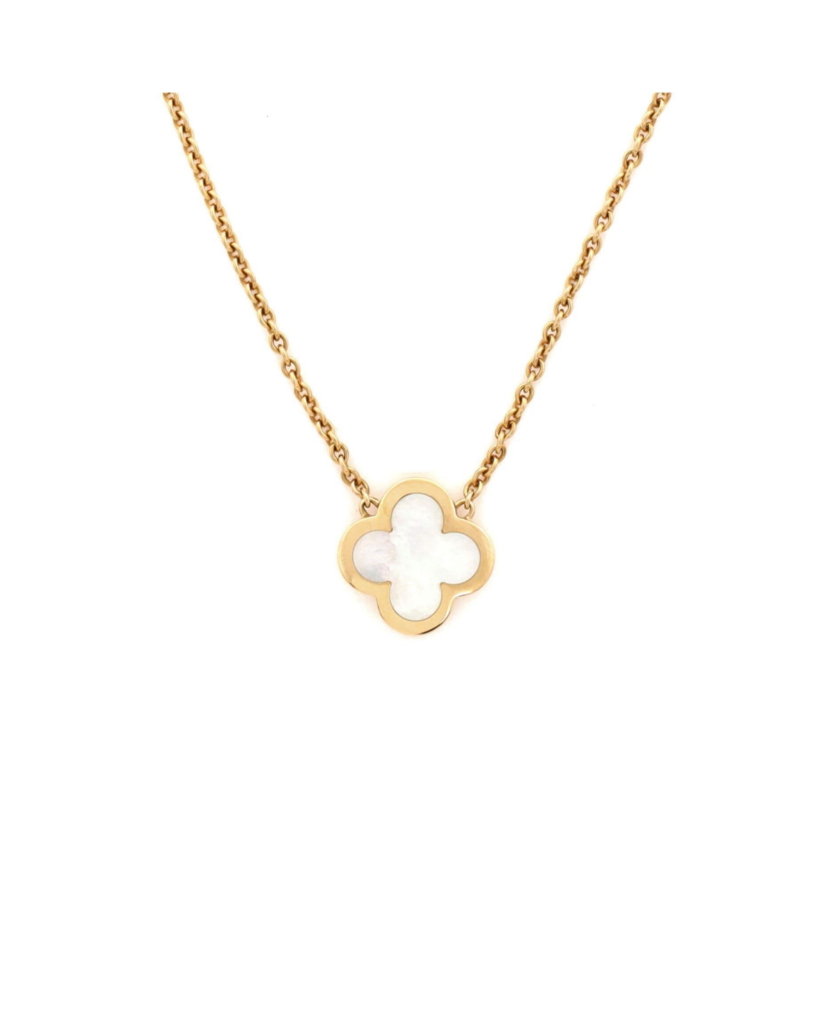 Pre-Owned Van Cleef and Arpels Pure Alhambra Pendant Necklace - 18k yellow gold