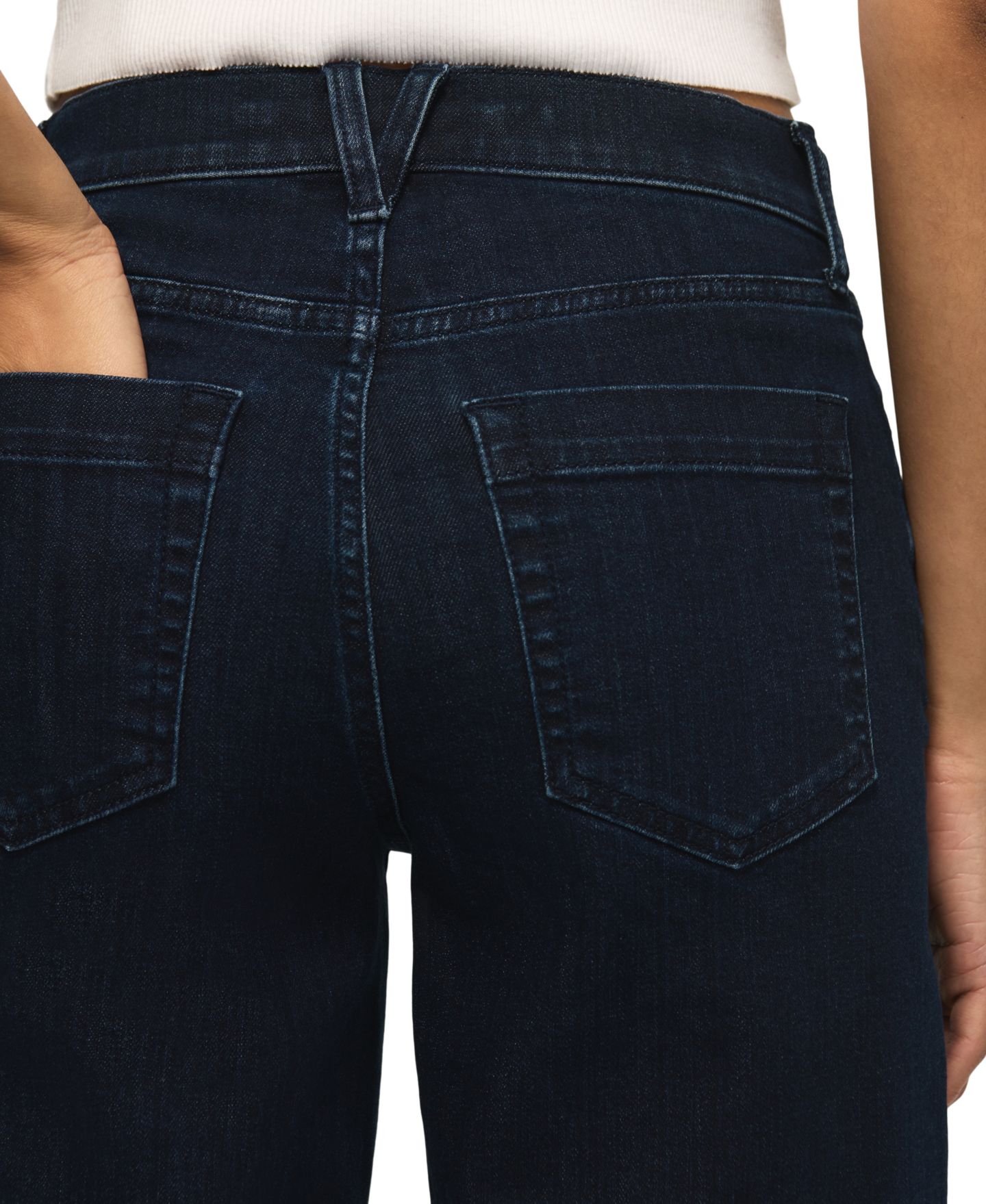 Женские джинсы Lucky Brand Stevie High-Rise Wide-Leg, цвет: Варёный — фото 5