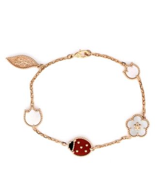 Pre-Owned Van Cleef and Arpels Lucky Spring 5 Motifs Bracelet