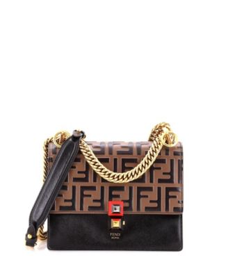 Small Zucca-Embossed Crossbody Shoulder Bag