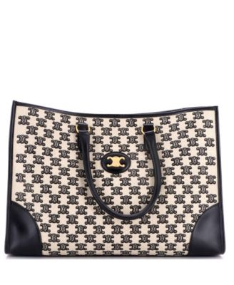 Horizontal Cabas Triomphe Canvas Tote