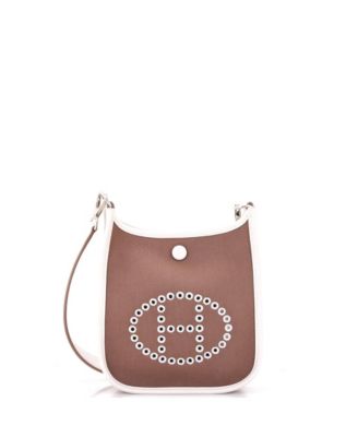 Neo Evelyne Mini Canvas and Leather Crossbody Bag