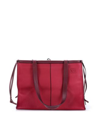 Large Cushion Tote Leather