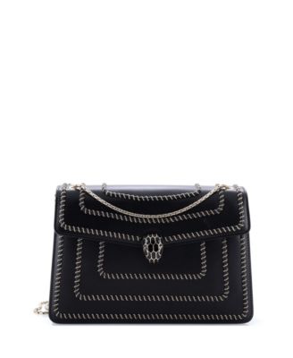 Serpenti Forever Embellished Medium Leather Shoulder Bag