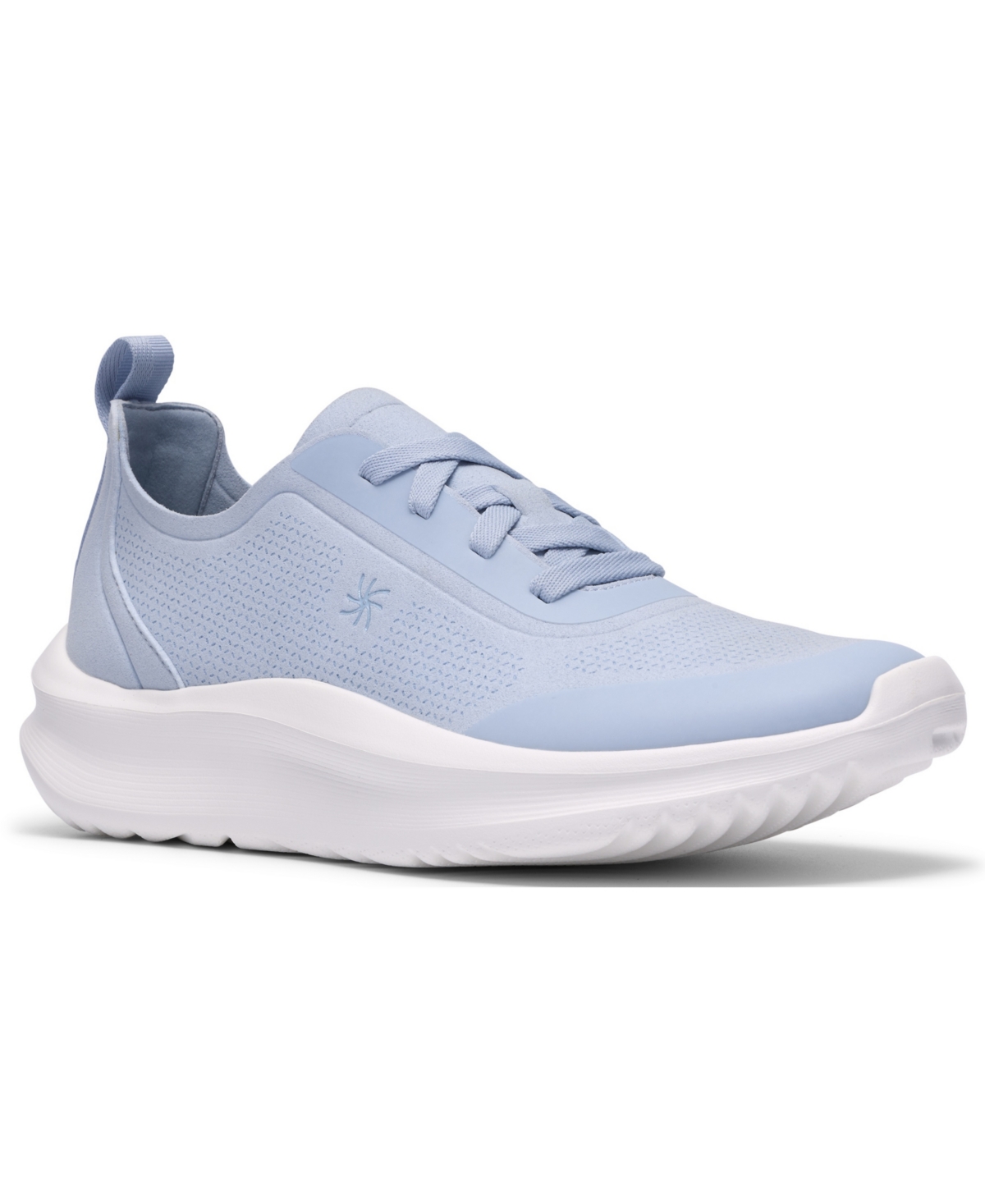 Clarks Women's Solevana Ria Walking Sneakers - Light Blue Textile
