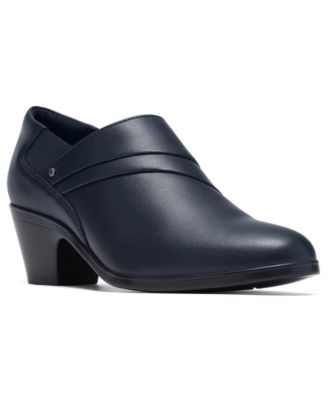 Women's Emily2 London Block Heel Round Toe Leather Shooties