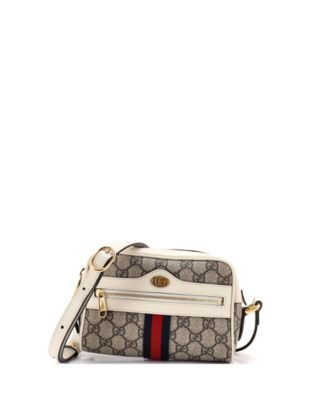 Mini Ophidia Shoulder Bag GG Coated Canvas