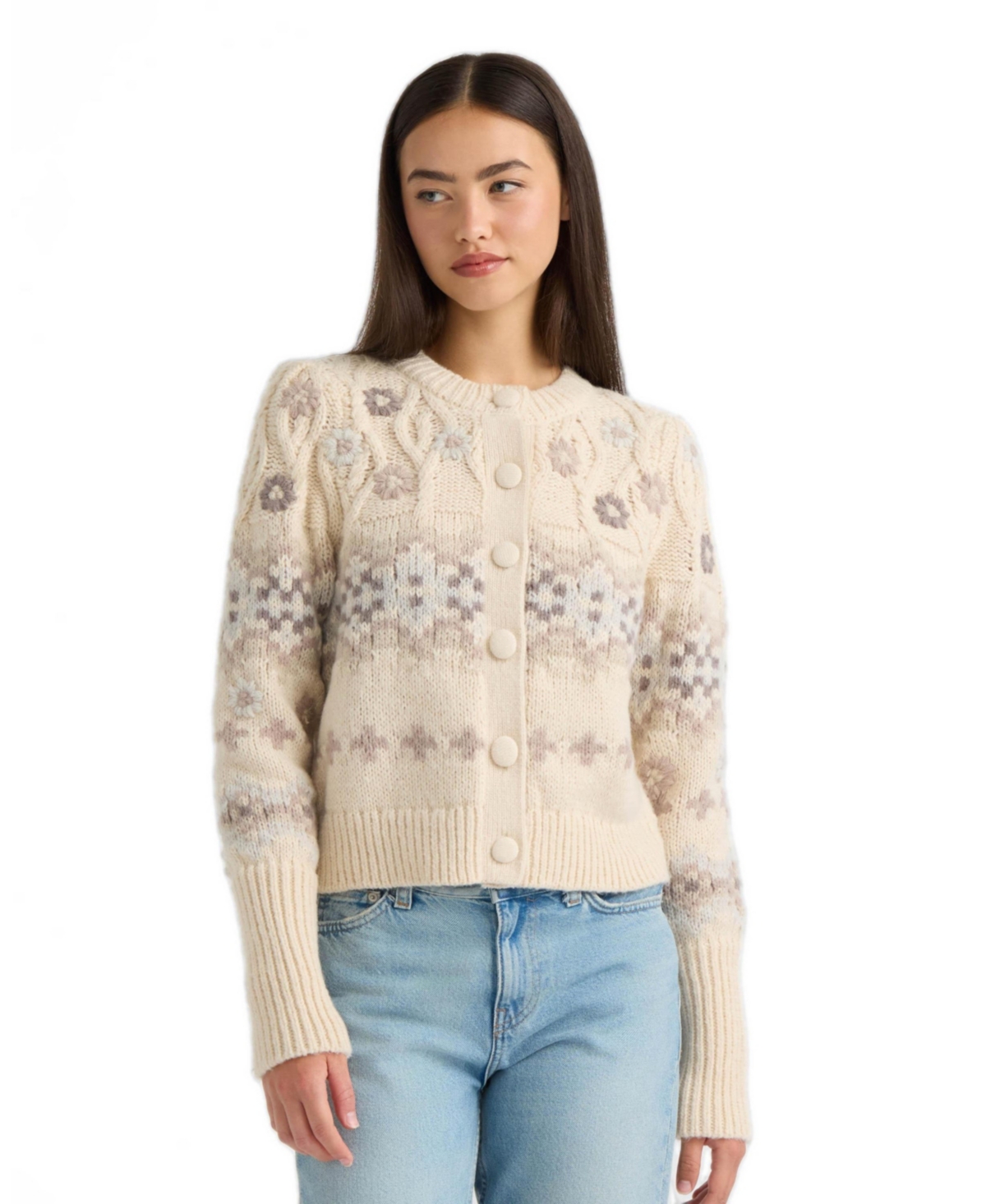 Nvlt Women's Embroidered Cardigan