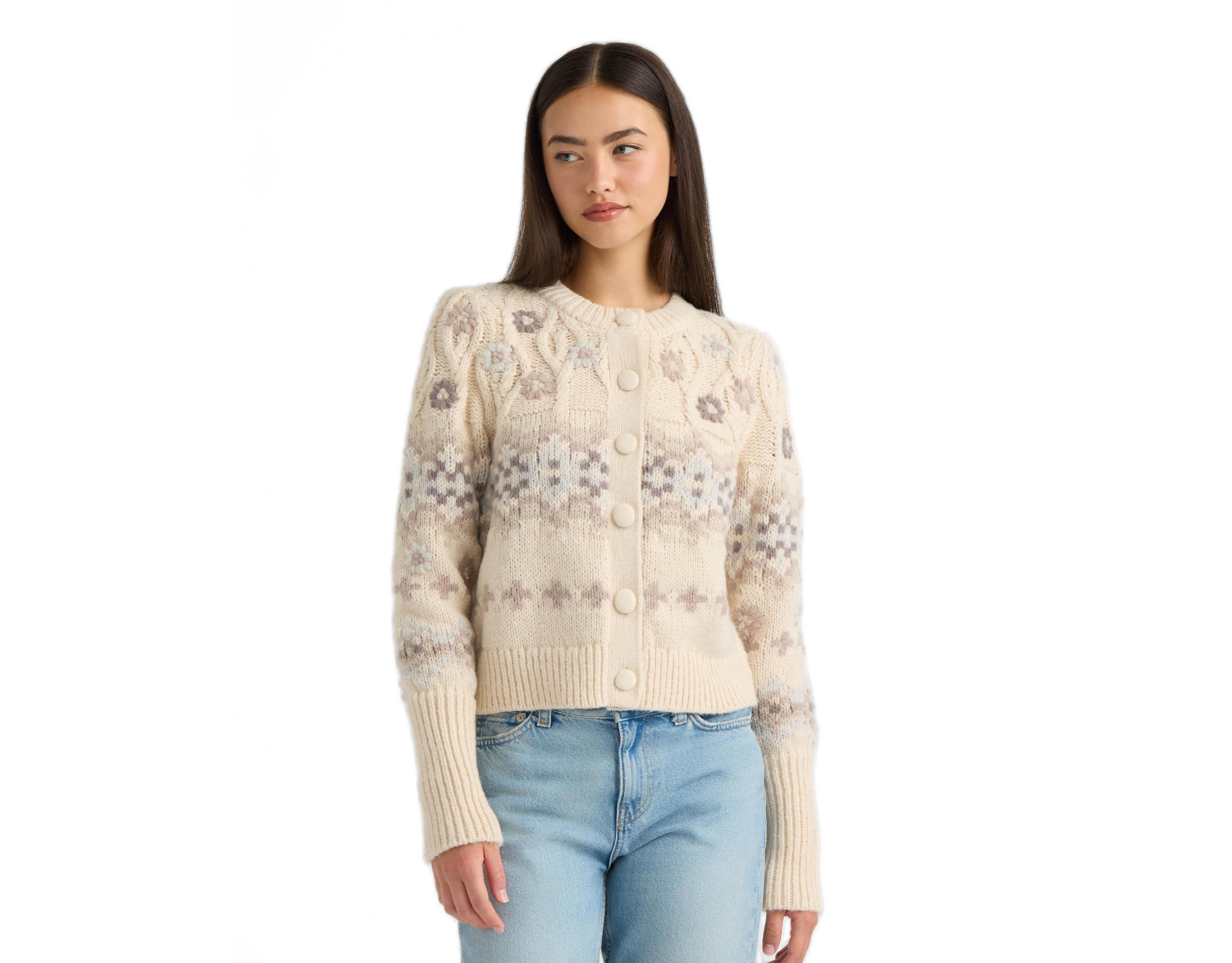 Nvlt Women's Embroidered Cardigan