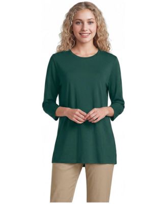 Women's 3/4 Sleeve Cotton Supima Tunic